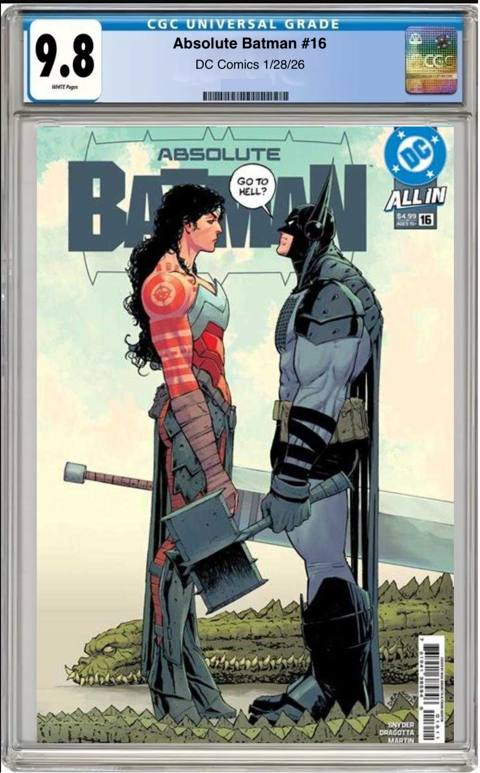 Absolute Batman #16 – CGC Graded 9.8 Cover A