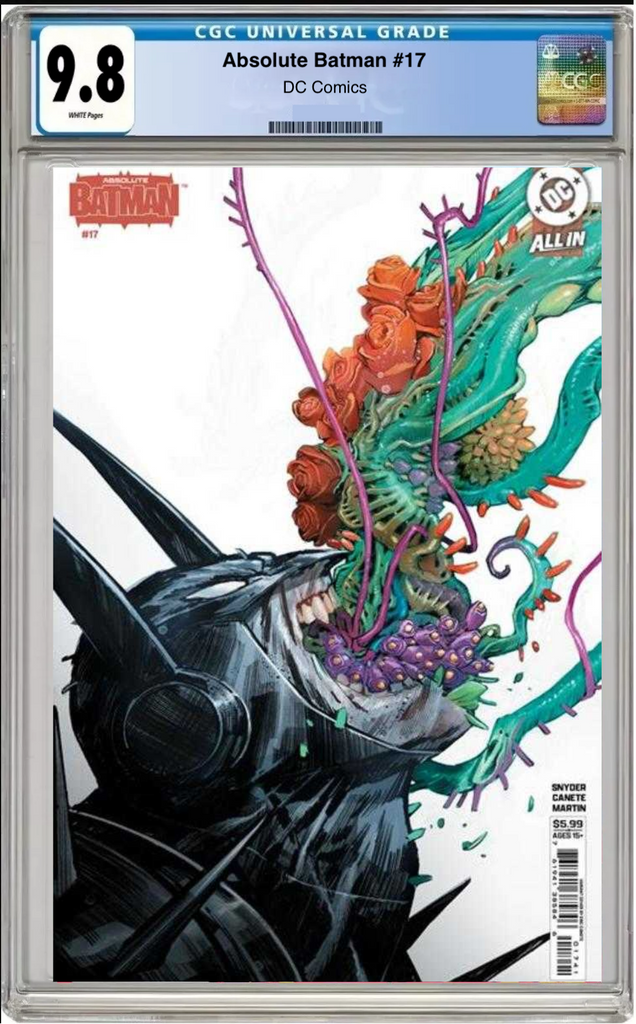 Absolute Batman #17 – CGC Graded 9.8 Cover D - Dad's Comic Vault