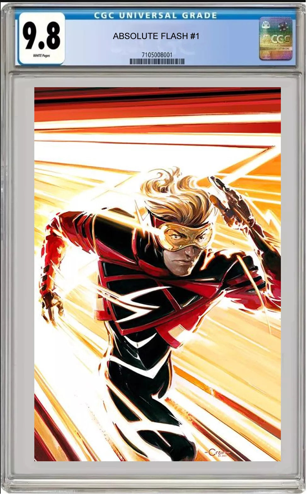 absolute flas #! cgc graded 9.8 cover b