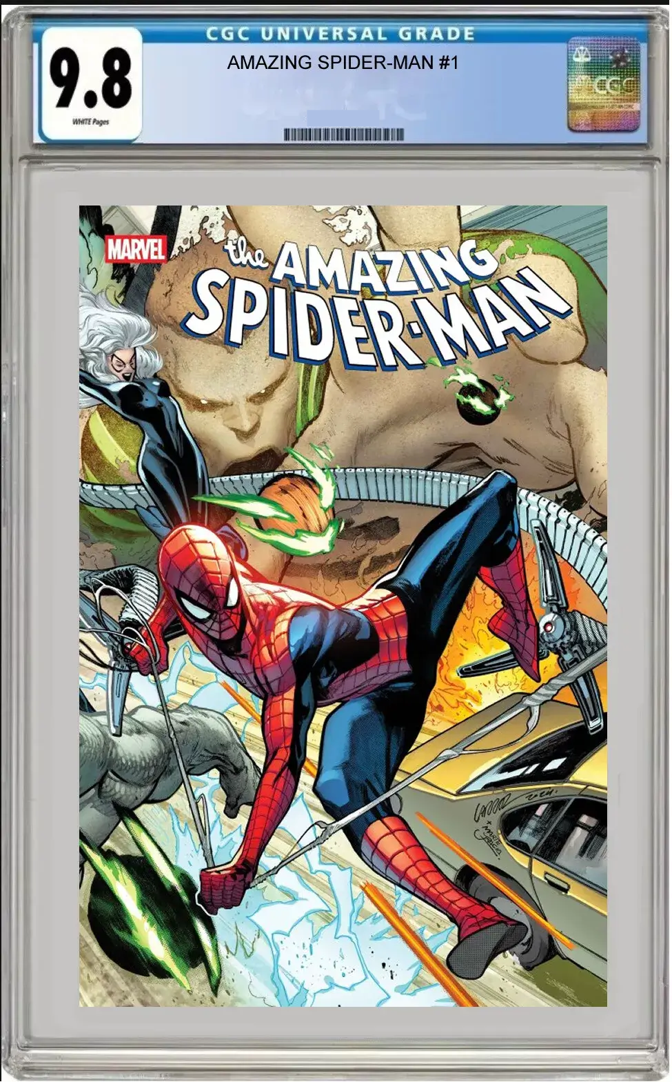 amazing spider man #1 cgc graded 9.8 main cover
