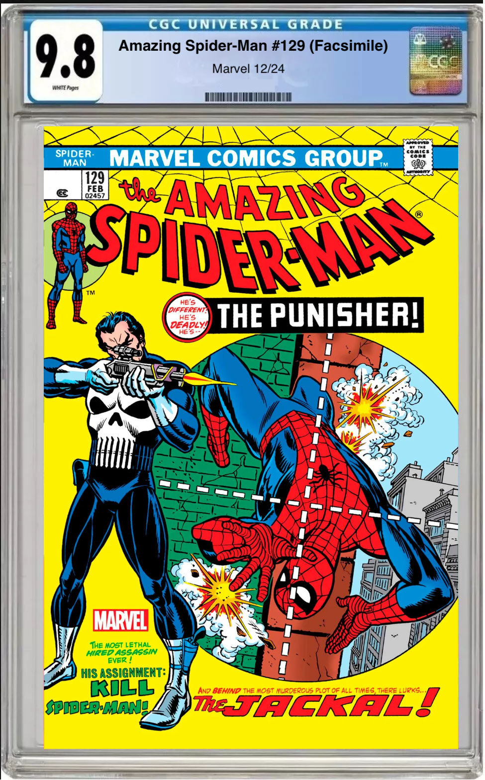 Amazing Spider-Man #129 Facsimile CGC Graded 9.8