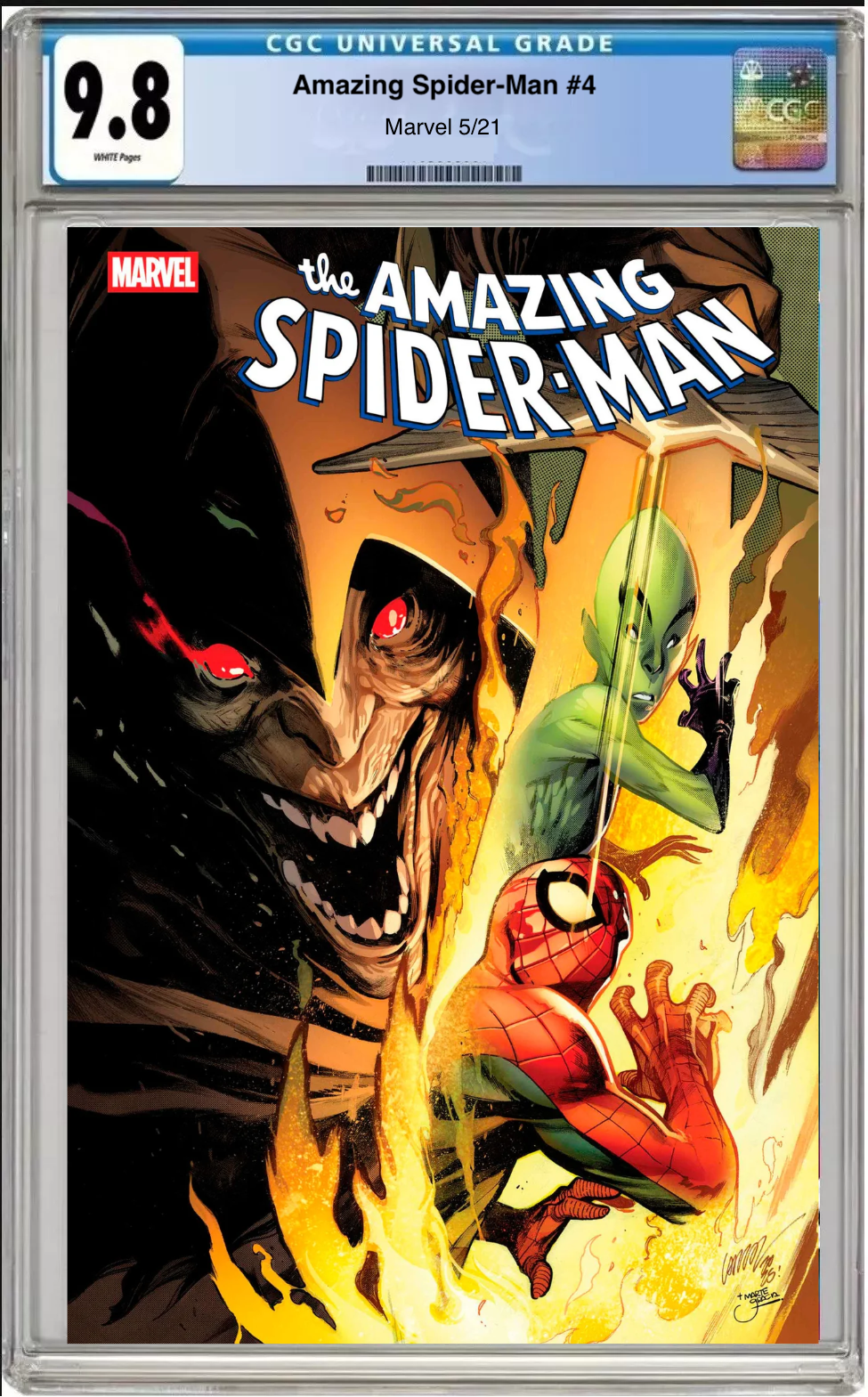 Amazing Spider-Man #4 – CGC Graded 9.8 – Pepe Larraz Impossible Cover