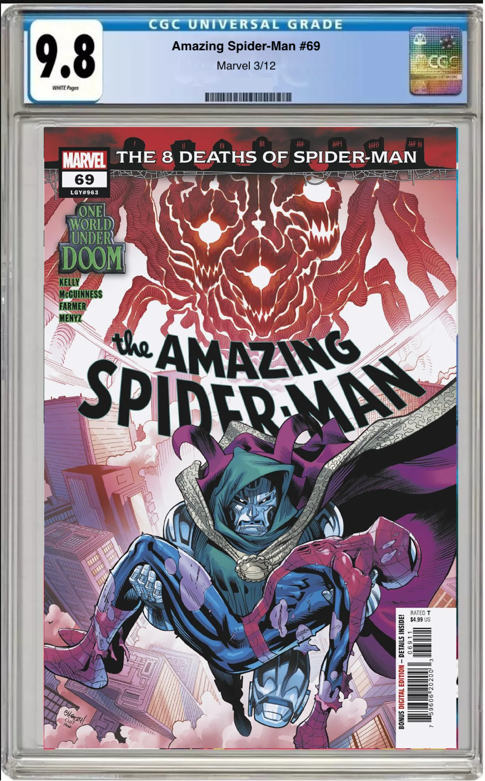 Amazing Spider-Man #69 CGC Graded 9.8 - Main Cover