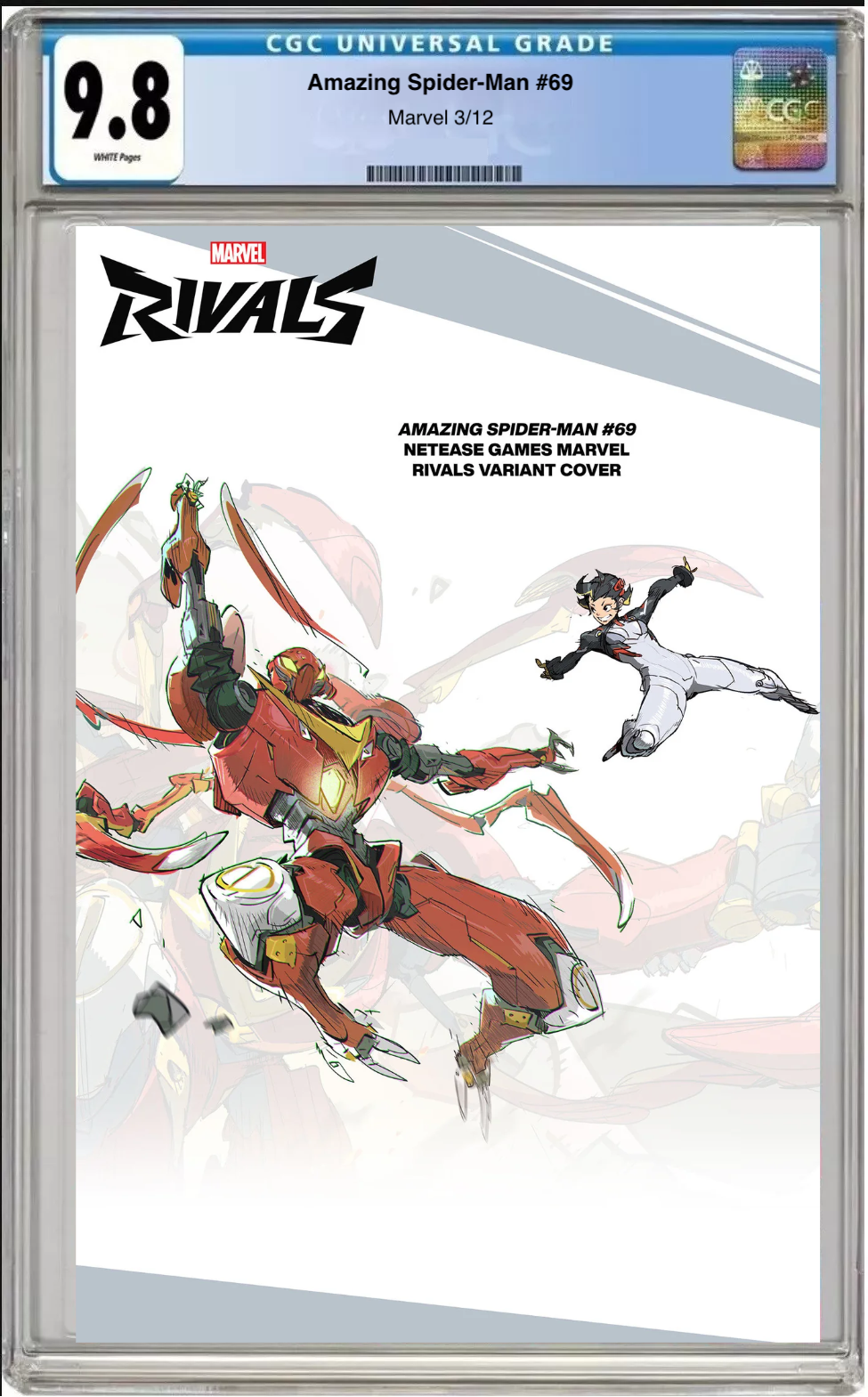Amazing Spider-Man #69 CGC Graded 9.8 - NetEase Games Marvel Rivals Cover