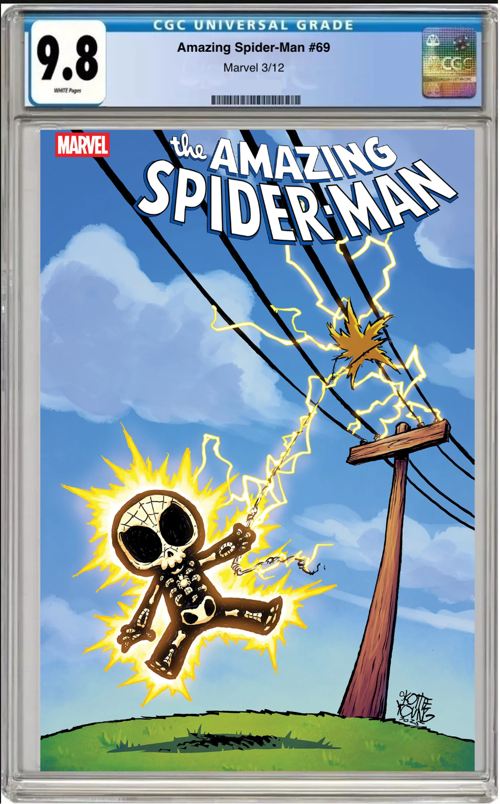 Amazing Spider-Man #69 CGC Graded 9.8 - Skottie Young Cover