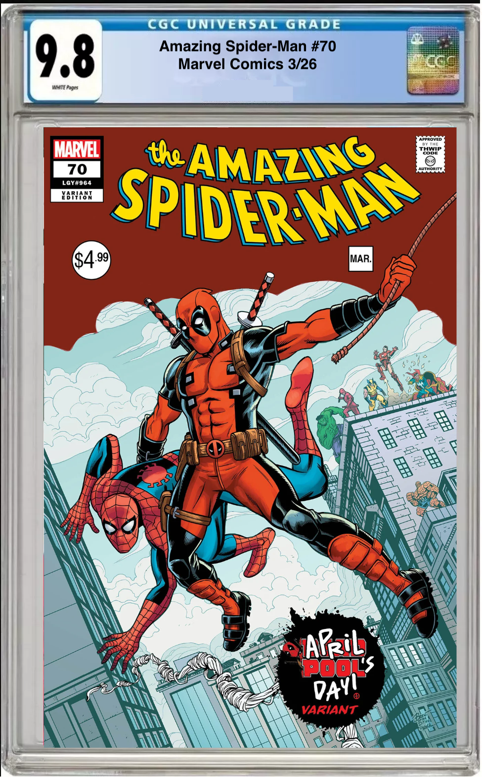 Amazing Spider-Man #70 CGC Graded 9.8 – April Fool’s Day Cover
