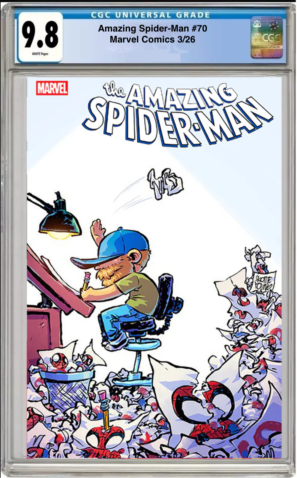 Amazing Spider-Man #70 CGC Graded 9.8 – Skottie Young Cover