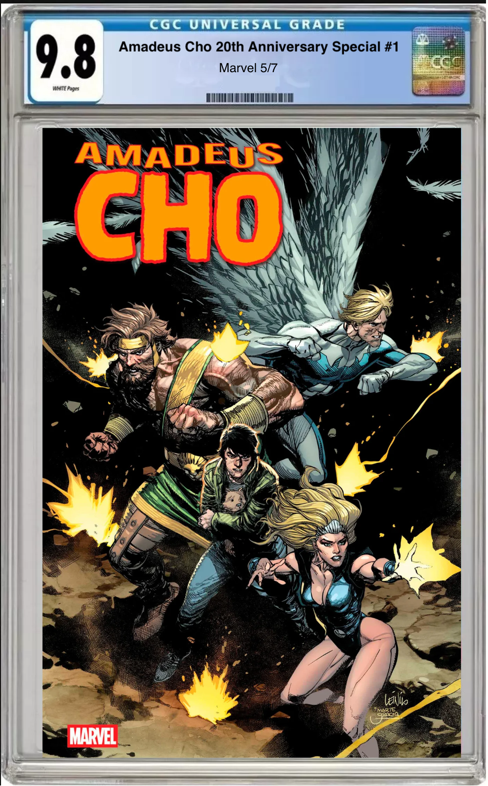Amedeus Cho #1 20th Anniversary Special CGC Graded 9.8 - Leinil Yu Cover