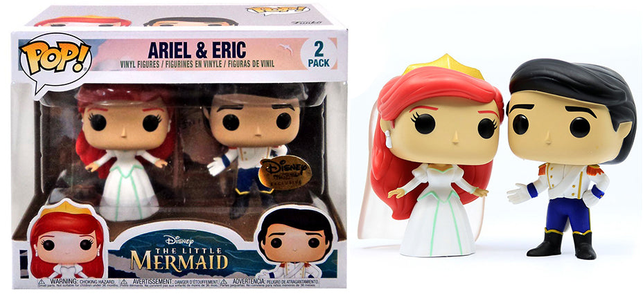 Ariel &amp; Eric (The Little Mermaid) 2-pk - Disney Treasures Exclusive