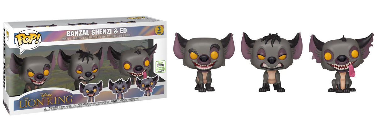 Banzai, Shenzi &amp; Ed (The Lion King) 3-pk - 2019 Spring Convention Exclusive
