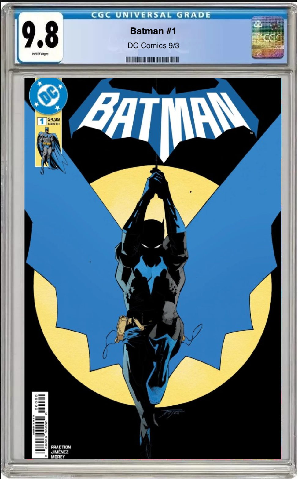 Batman #1 CGC 9.8 Cover A by Jorge Jimenez – 2025 DC Comics
