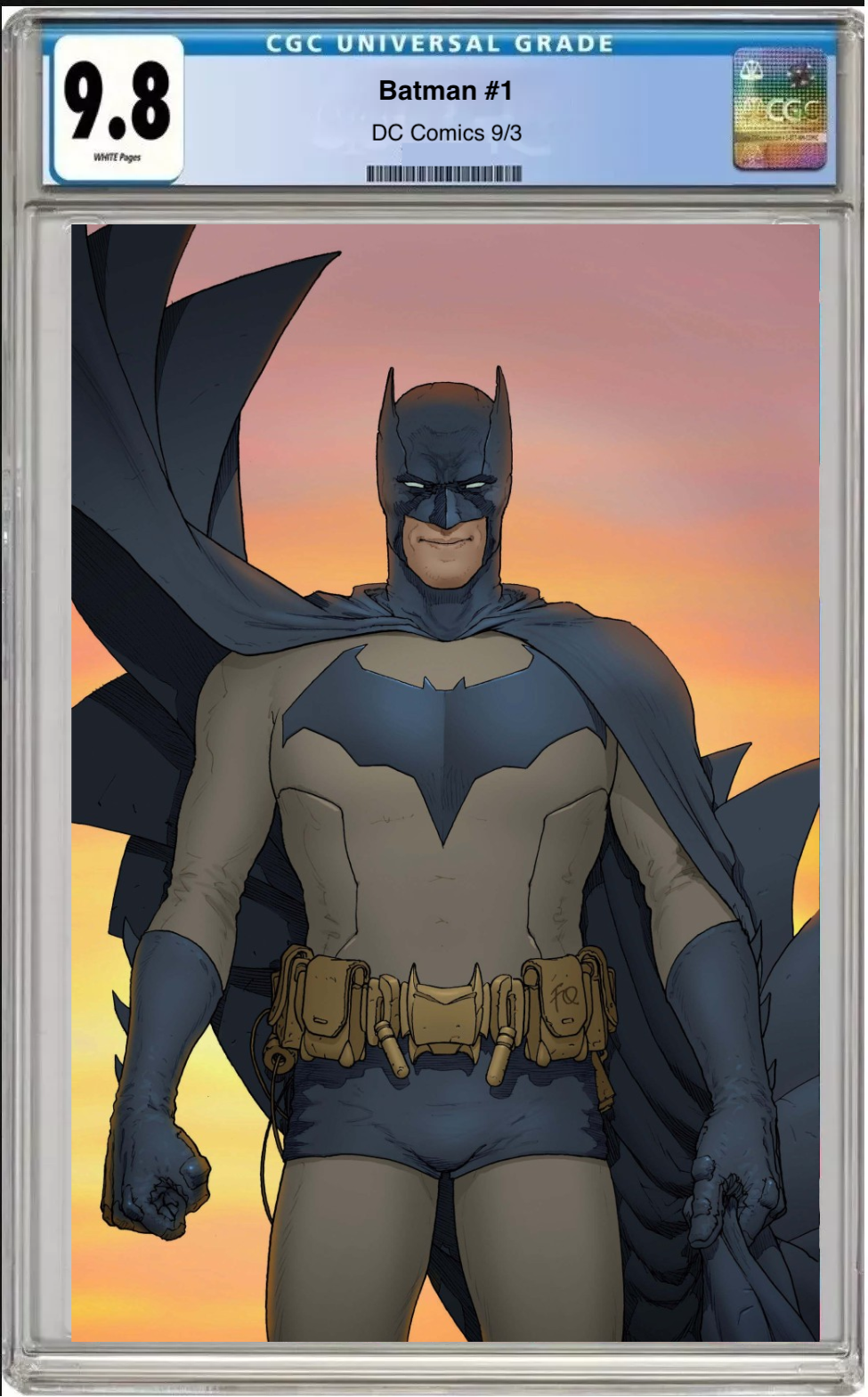 Batman #1 Cover E comic book with CGC 9.8 grading label