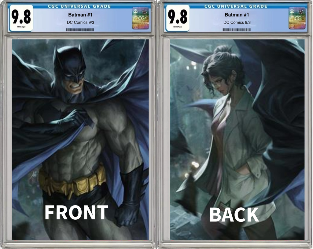 Batman #1 CGC 9.8 Cover J Showcase Foil Variant by Artgerm Lau