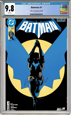 Batman #1 CGC 9.8 Special Giant-Sized Foil Variant by Jorge