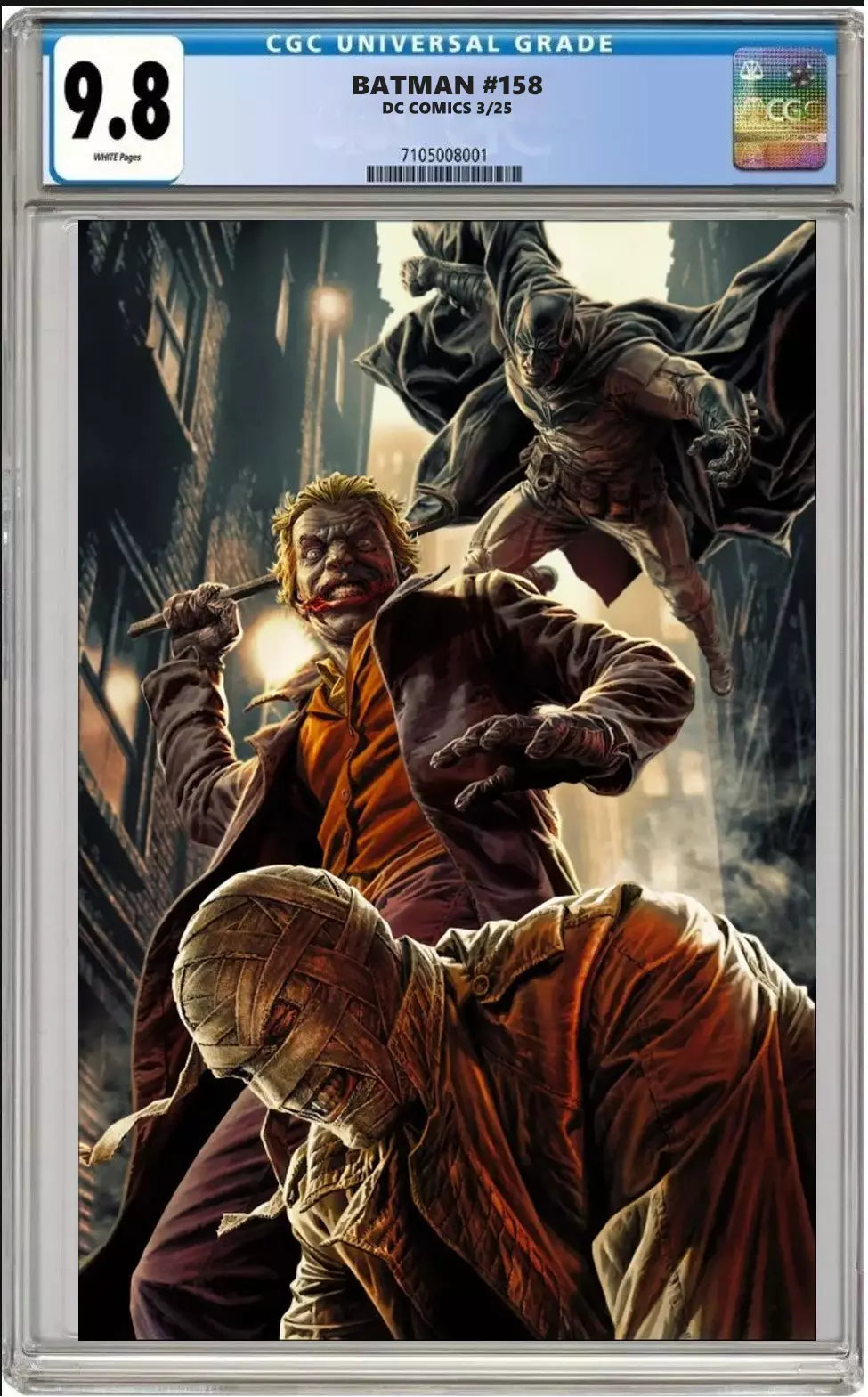 Batman #158 – CGC Graded 9.8 – 1:25 Ratio Lee Bermejo Cover 