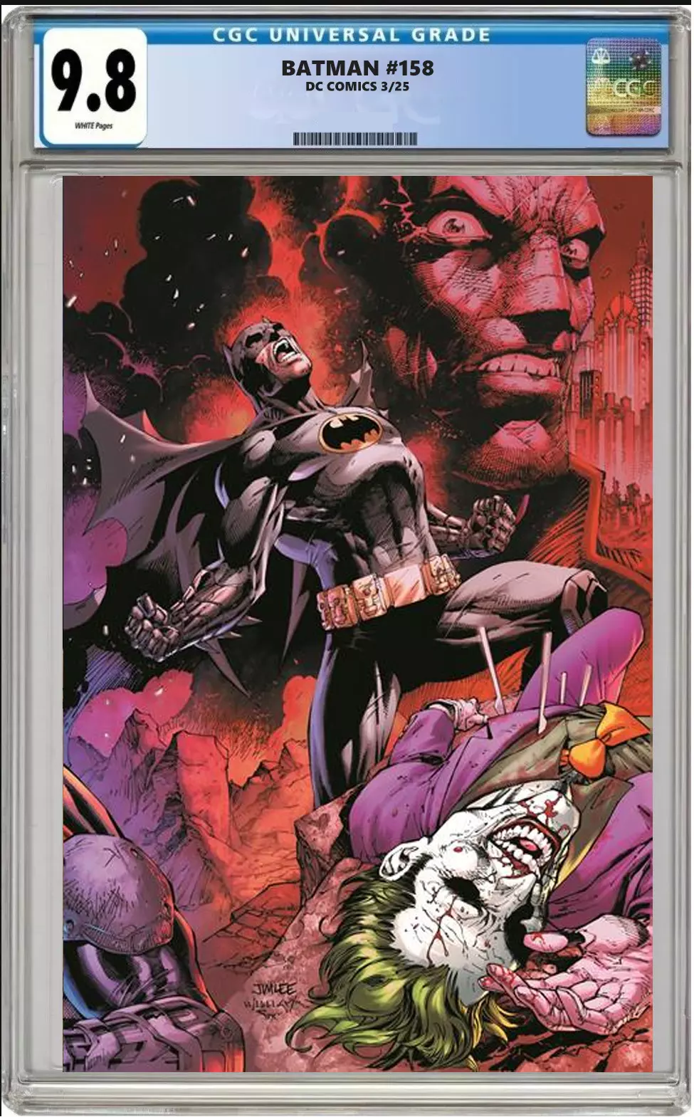 Batman #158 CGC Graded 9.8 – Jim Lee Connecting Variant 2 