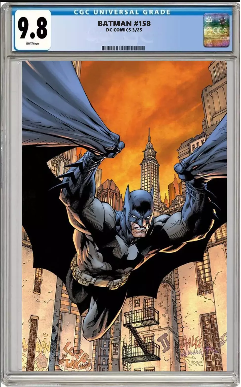 Batman #158 – CGC Graded 9.8 – Jim Lee Foil Cover 