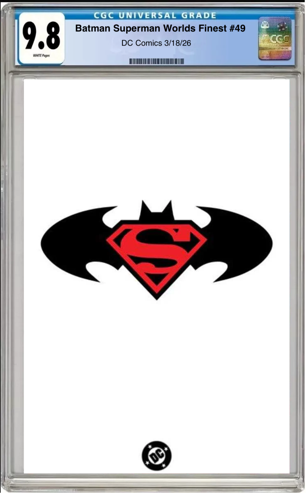 Batman Superman: World's Finest #49 – CGC Graded 9.8 Symbol Cover