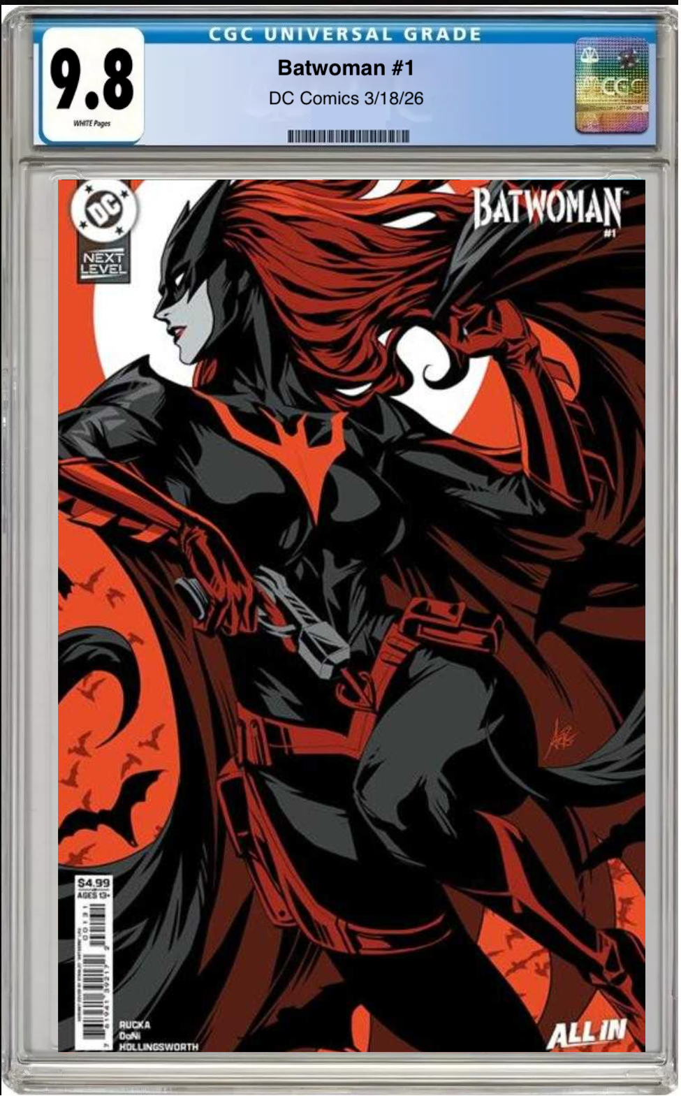Batwoman #1 – CGC Graded 9.8 Cover C
