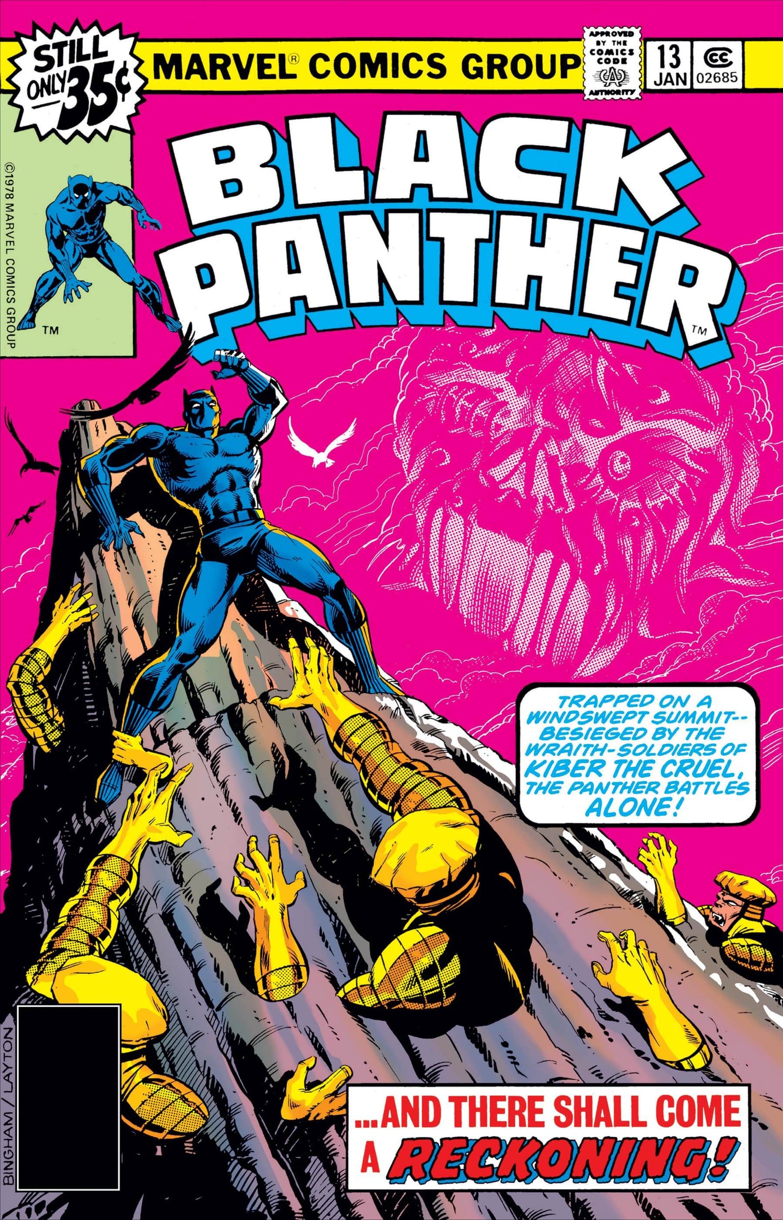 black panther #13 1977