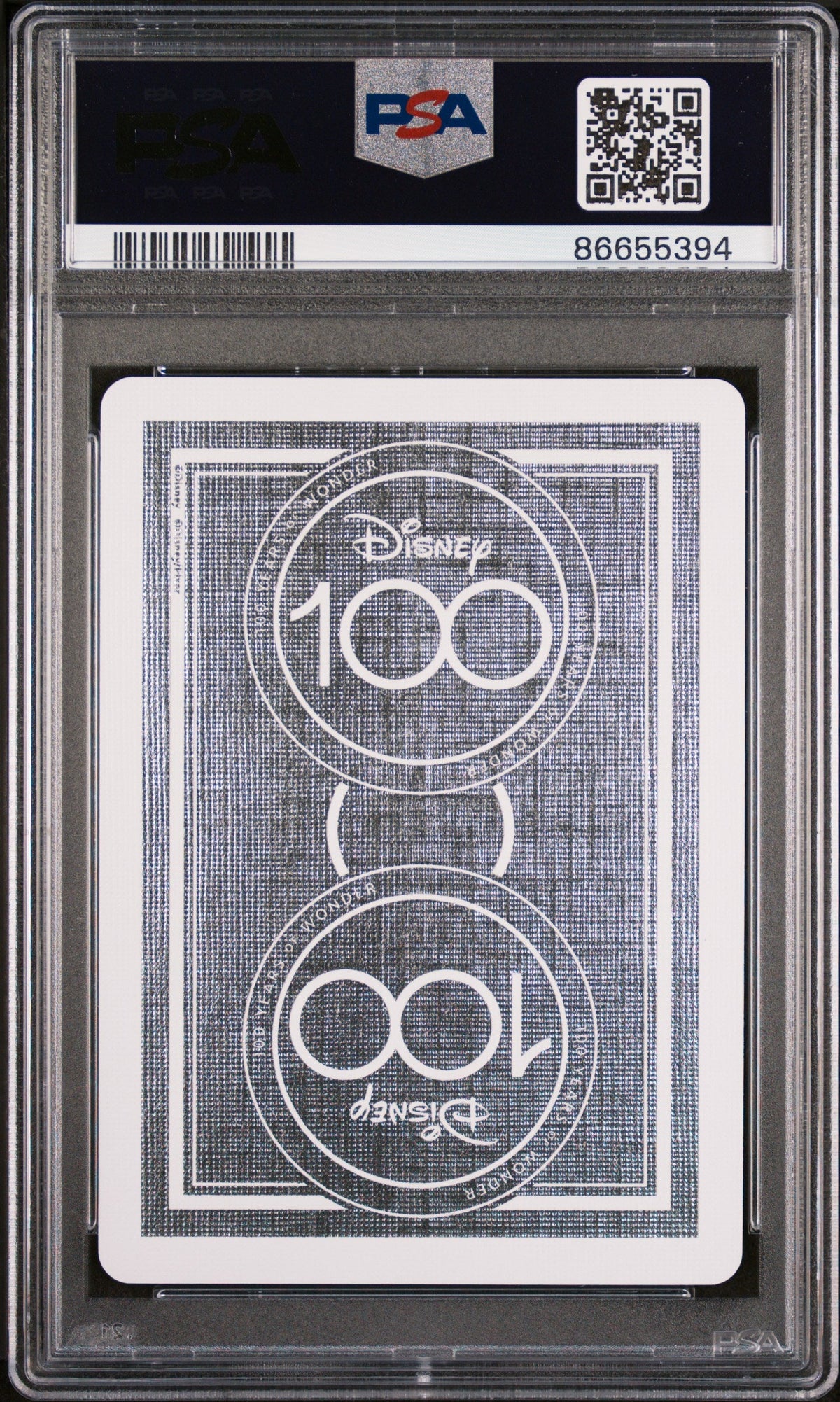2023 DISNEY 100 PLAYING CARDS OLAF JOKER RED PSA 10