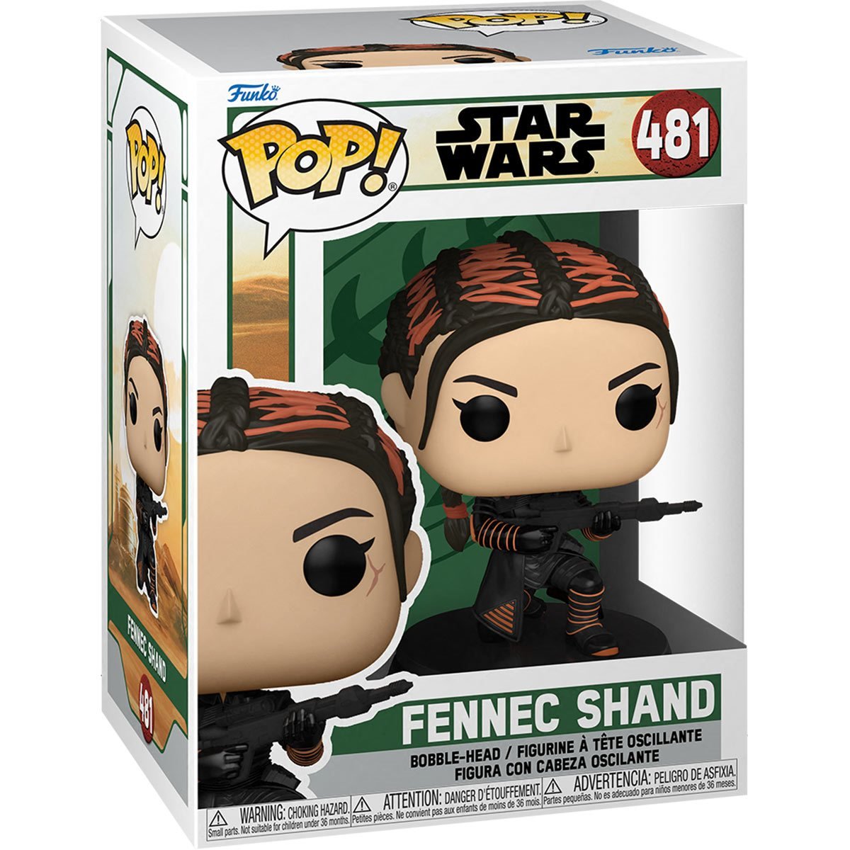 Pop! Star Wars: The Book Of Boba Fett - Fennec Shand #481 Vinyl Figure