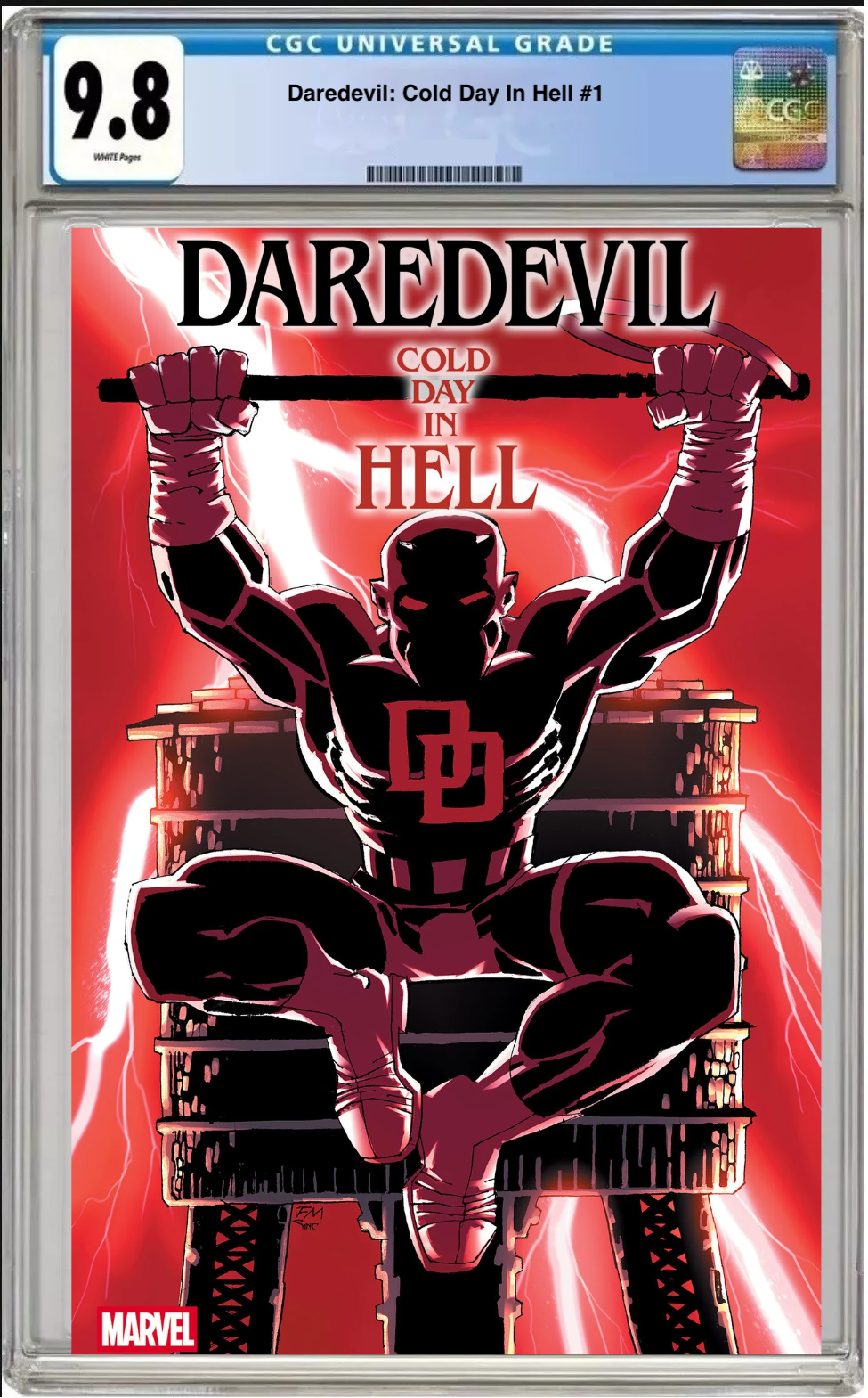 Daredevil: Cold Day in Hell #1 CGC Graded 9.8 - Frank Miller Cover

