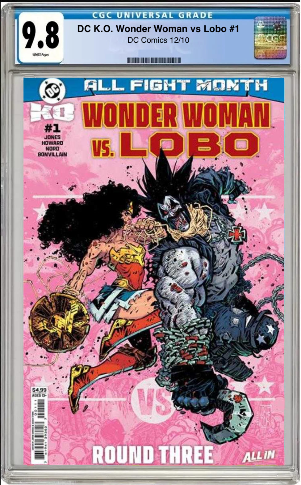DC K.O.: Wonder Woman vs Lobo #1 – CGC Graded 9.8 Cover A