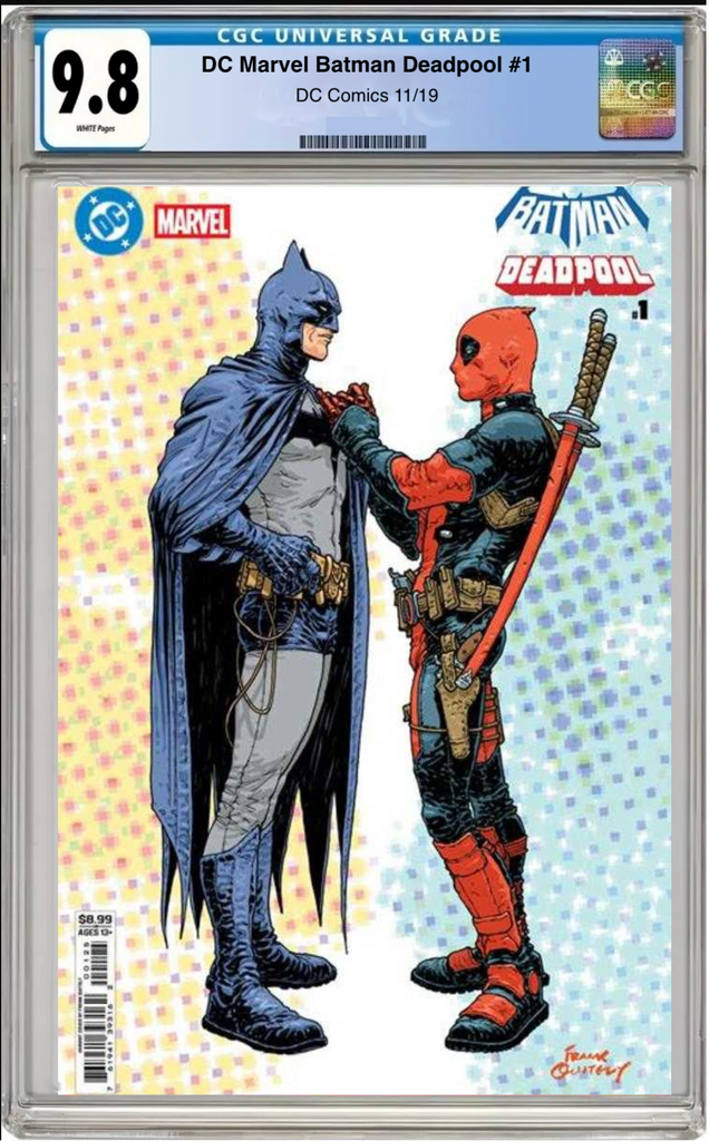 アメコミリーフ CGC 9.8 Deadpool/Batman Momoko DC/Marvel: Batman