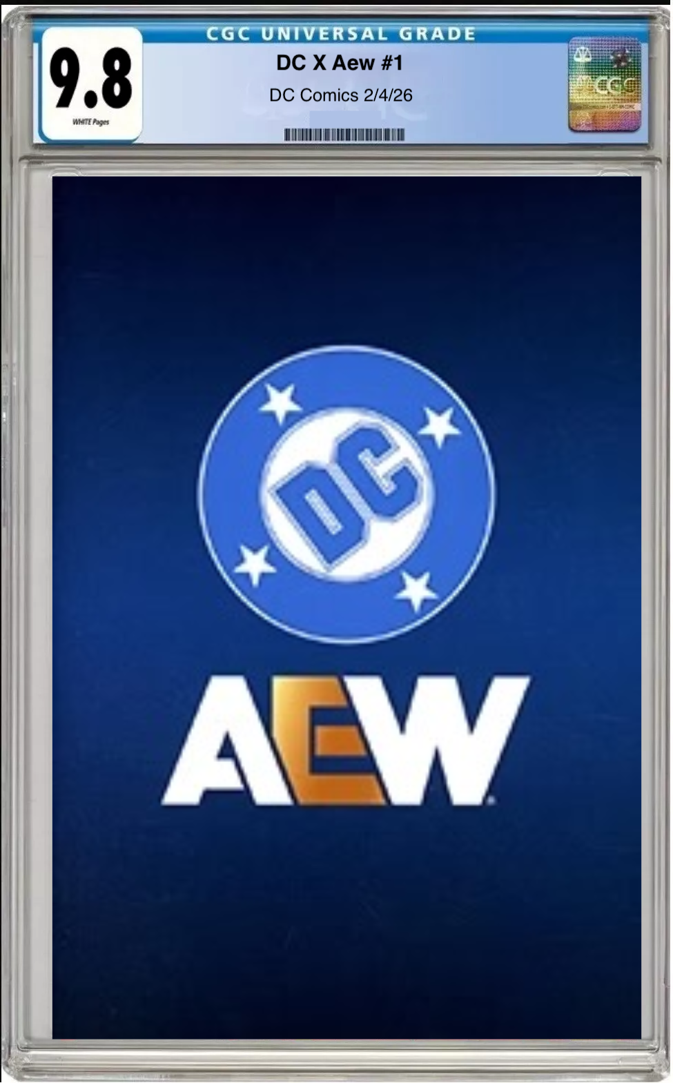 DC x AEW #1 – CGC Graded 9.8 Cover D