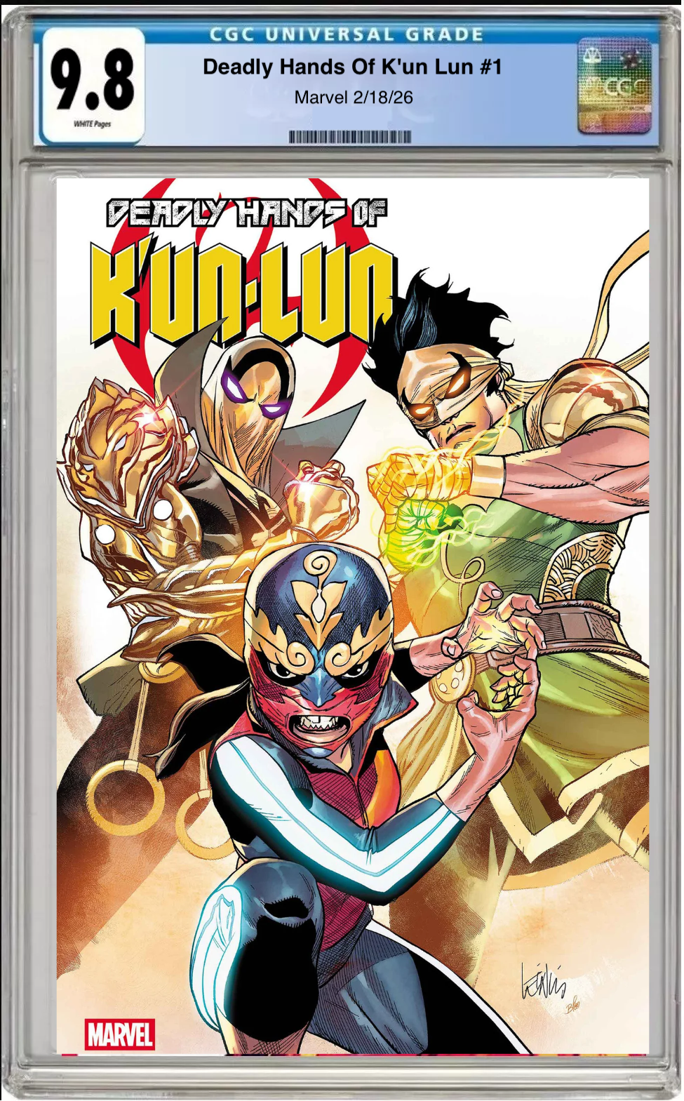Deadly Hands of Kun Lun #1 – CGC Graded 9.8 Main Cover
