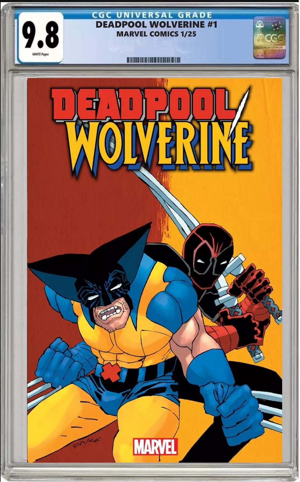 deadpool wolverine 1 cgc frank miller variant
