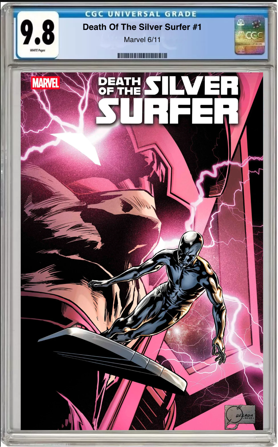 Death of the Silver Surfer #1 CGC Graded 9.8 Joe Quesada Cover