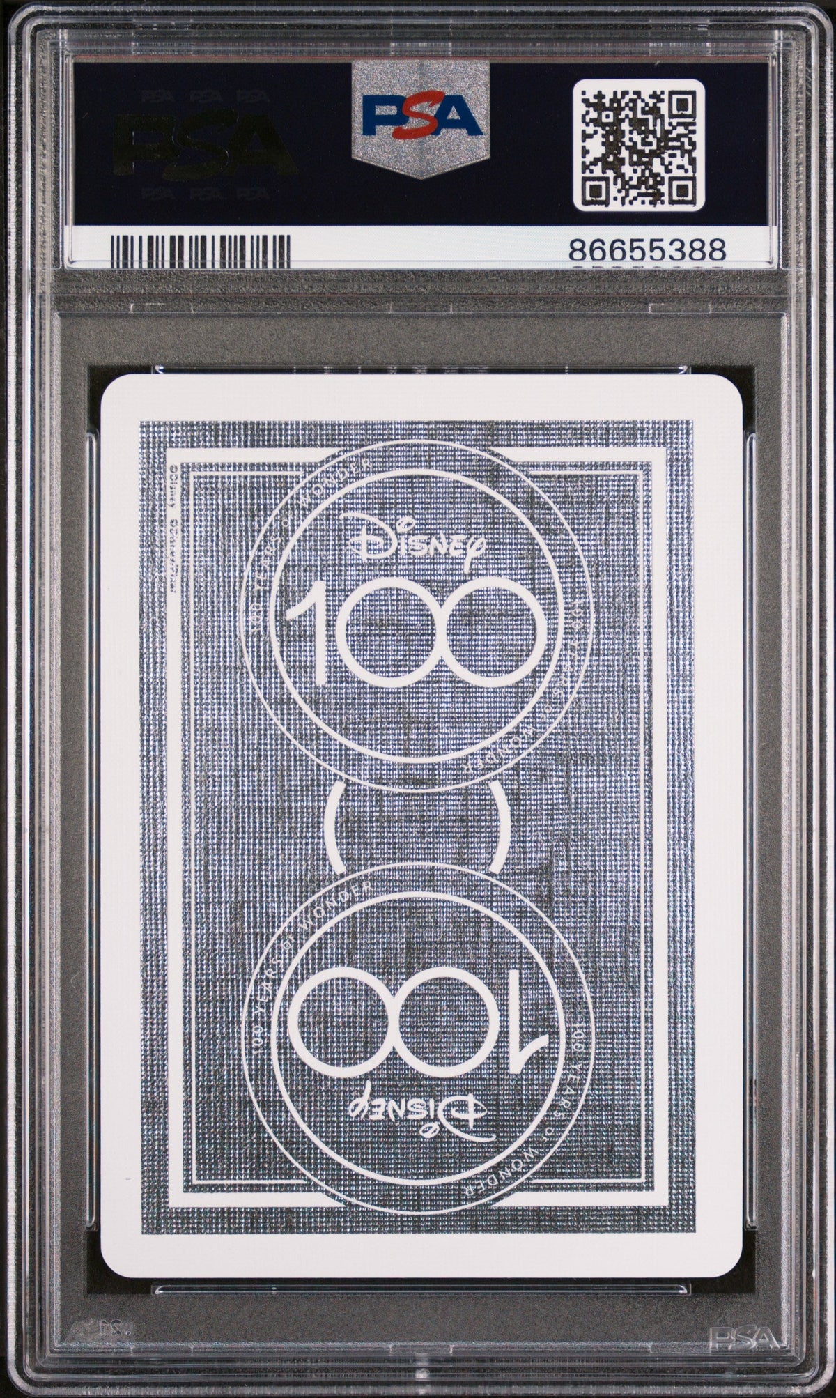 2023 DISNEY 100 PLAYING CARDS RAPUNZEL 7 OF HEARTS PSA 10