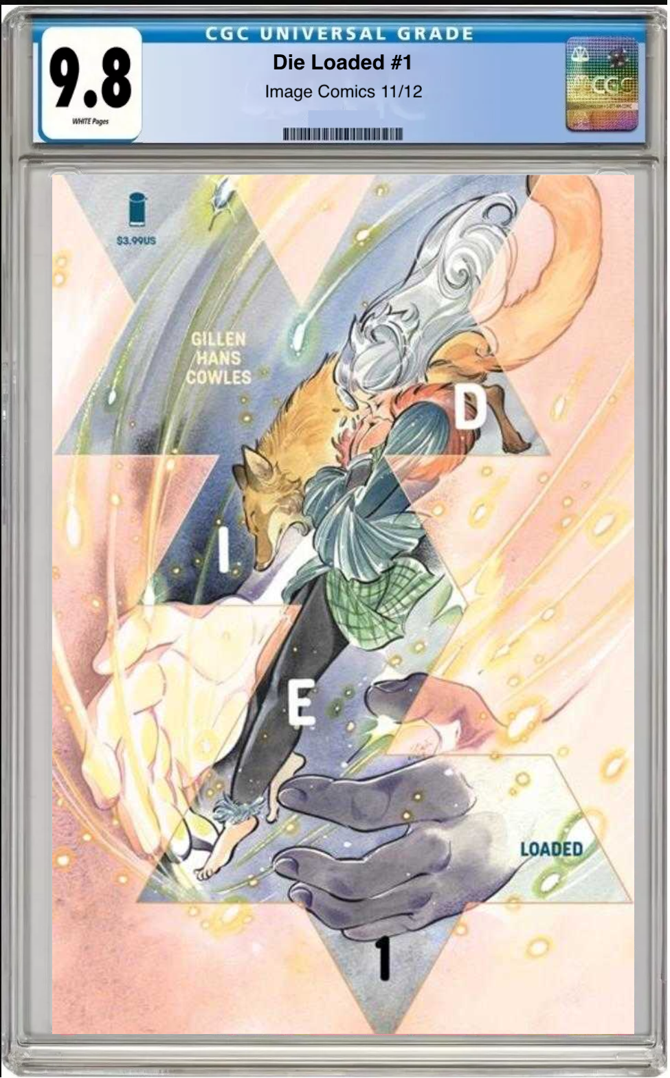 Die Loaded #1 CGC 9.8 Peach Momoko Cover comic book.