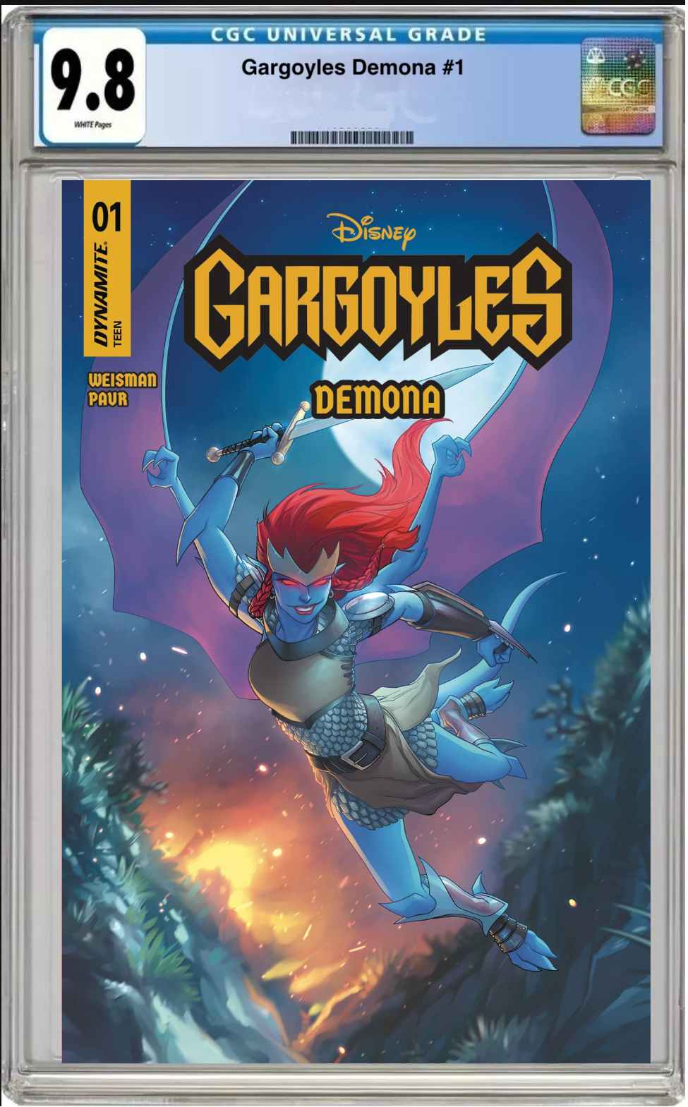 Disney Gargoyles Demona #1 CGC Graded 9.8 – Main Cover