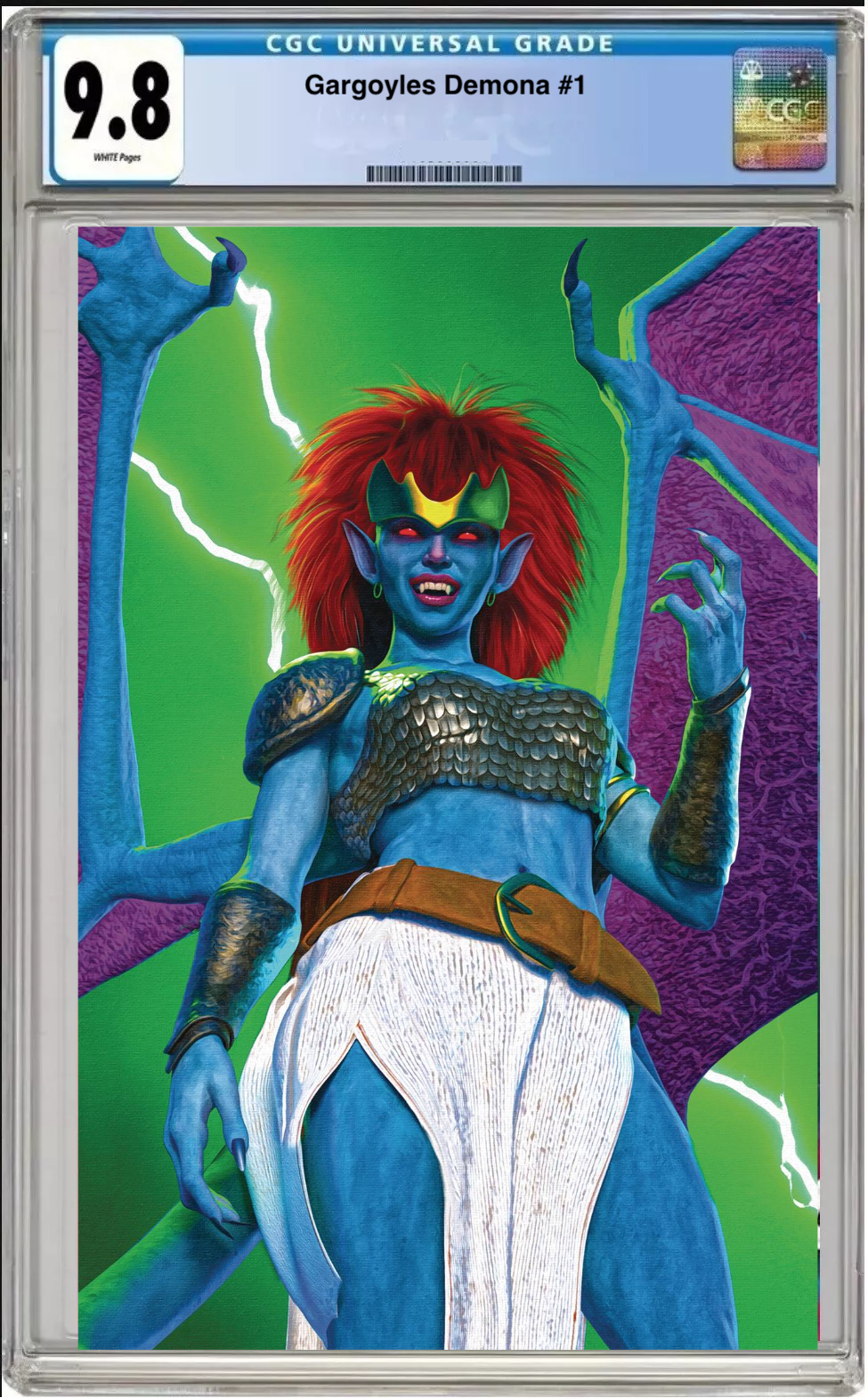 Disney Gargoyles Demona #1 CGC Graded 9.8 – Mark Spears Virgin Cover