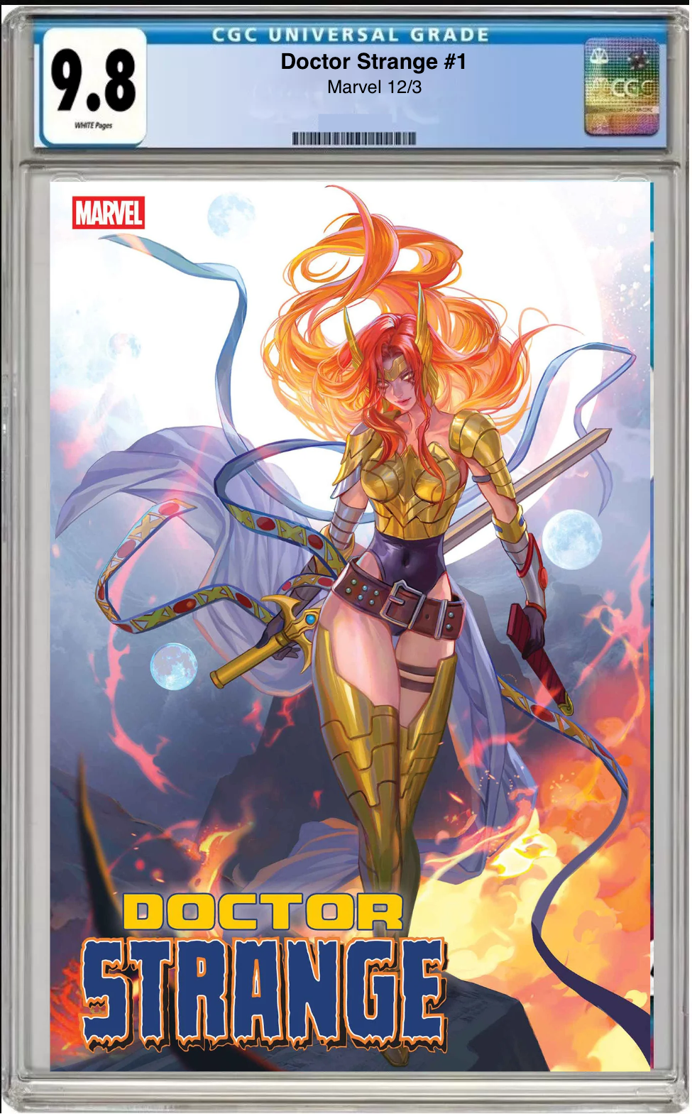 Comic book cover of Doctor Strange #1 Fanyang Cover with CGC grading label.