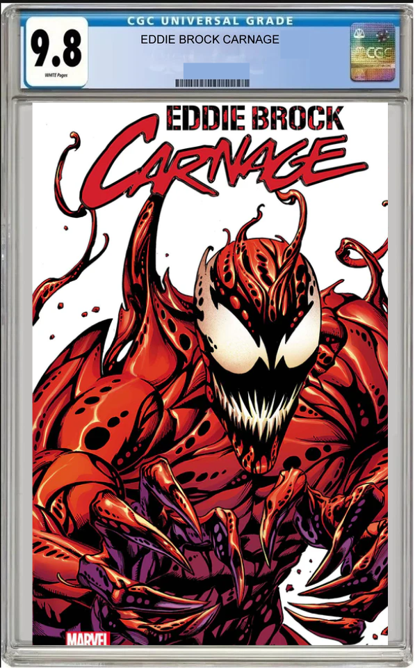CARNAGE #1 2500冊限定 VIRGIN バリアント アメコミリーフ Eddie Brock: Carnage #1 – CGC Graded 9.8 (Mark Bagley Foil