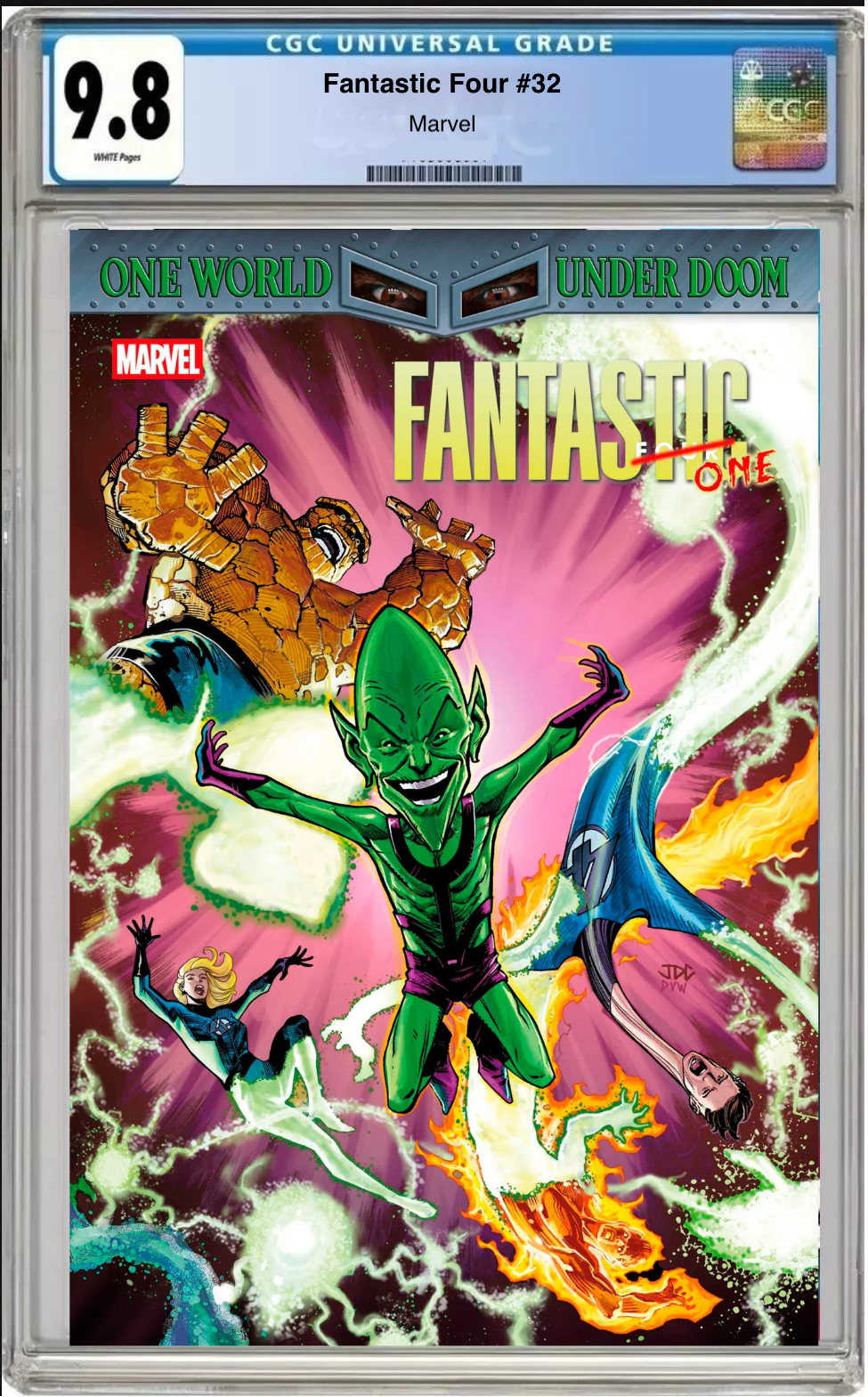 Fantastic Four #32 CGC Graded 9.8 Joshua Cassara Cover