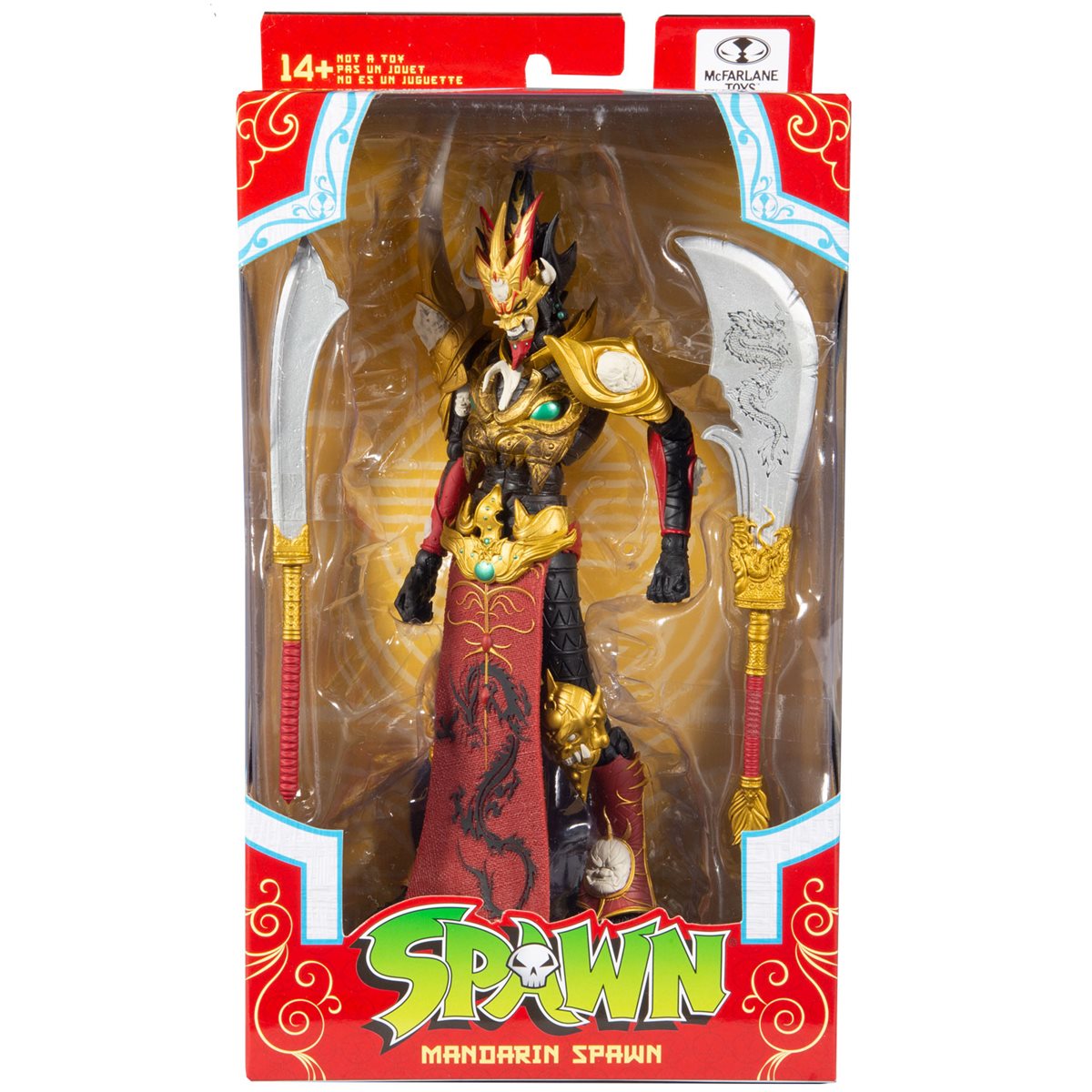Mandarin Spawn Red Outfit 7-Inch Action Figure