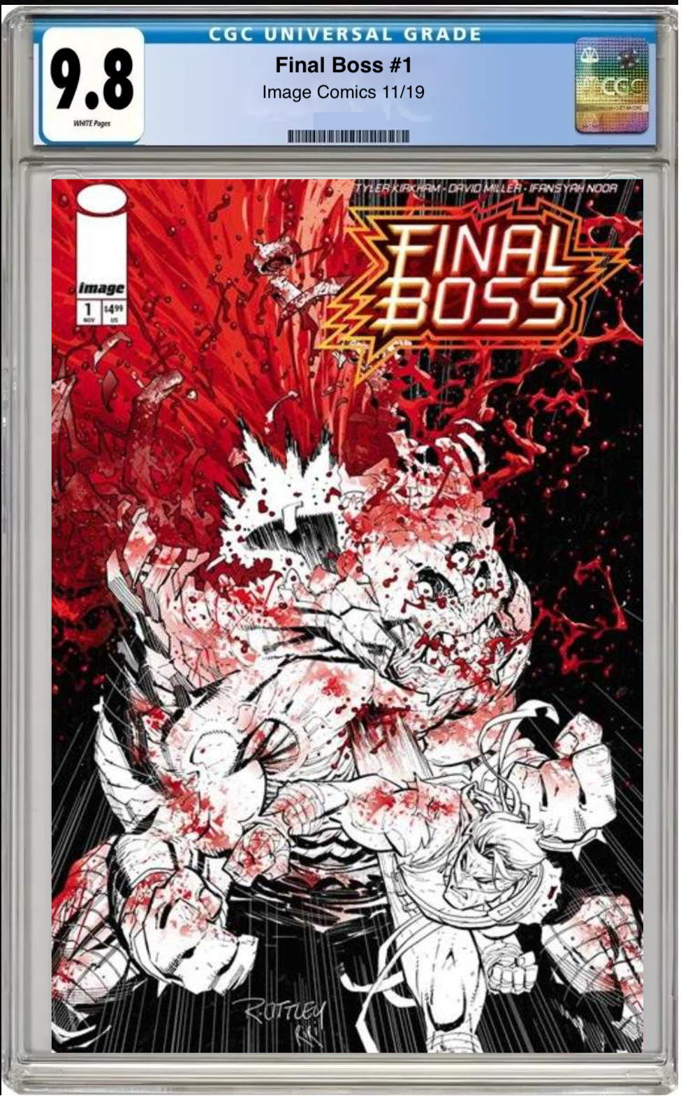 Comic book cover of Final Boss #1 Cover C with CGC grading label.