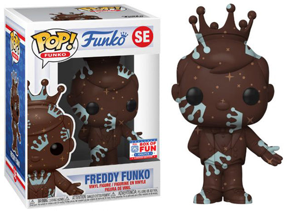 Freddy Funko (Brown &amp; Light Blue, Artist Series) SE - 2021 Fundays Games Funko Fundays Box of Fun/1000 Made