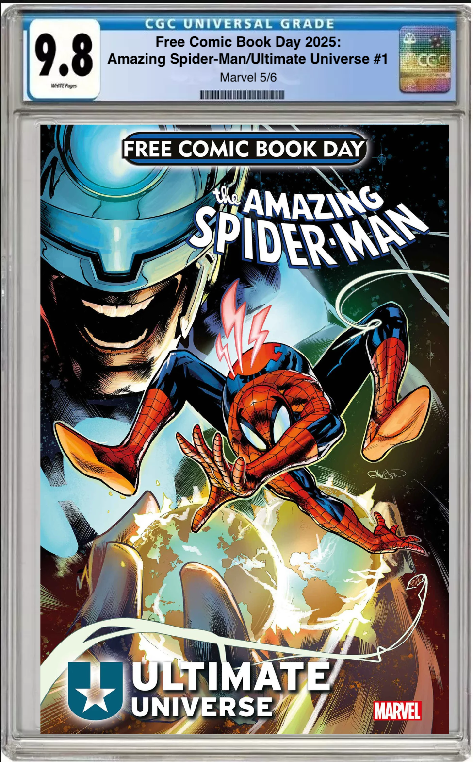 Free Comic Book Day 2025: Amazing Spider-Man / Ultimate Universe #1 – CGC Graded 9.8