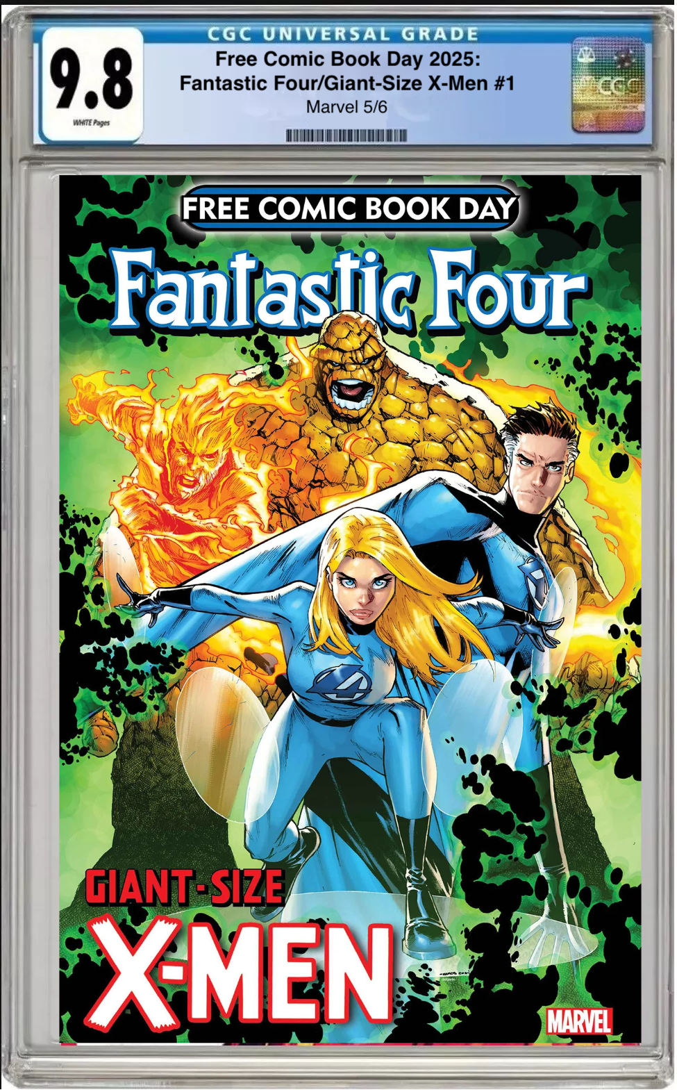 Free Comic Book Day 2025: Fantastic Four / Giant-Size X-Men #1 – CGC Graded 9.8
