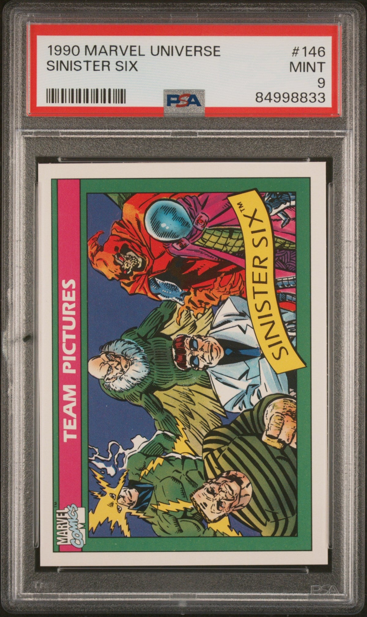 1990 MARVEL UNIVERSE SINISTER SIX  #146 - PSA 9