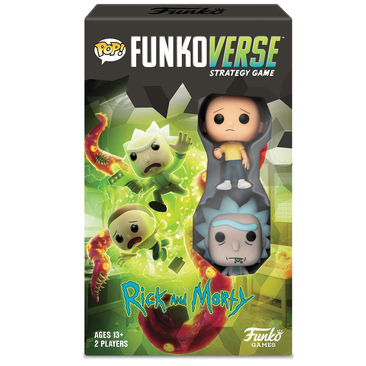 Funkoverse Strategy Game Rick &amp; Morty (Rick &amp; Morty) 2-Pack