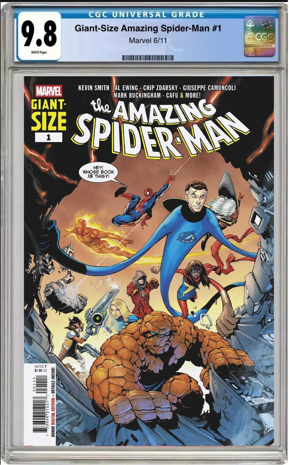 Giant‑Size Spider‑Man #1 – CGC Graded 9.8 – Main Cover