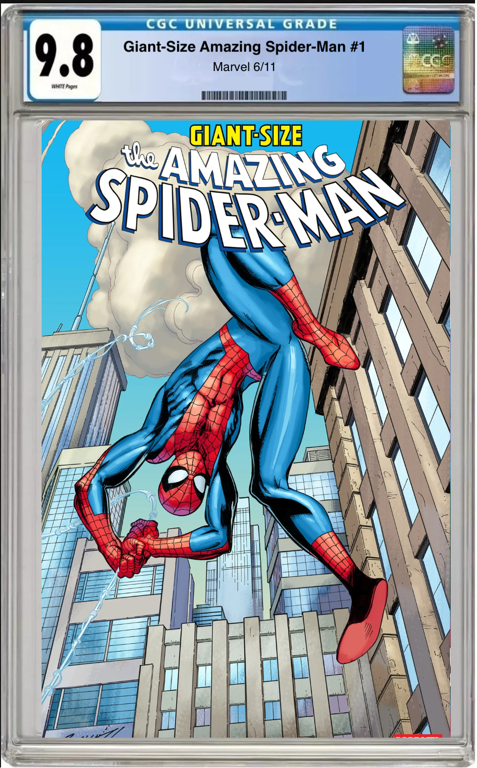 Giant‑Size Spider‑Man #1 CGC Graded 9.8 Mark Bagley Cover