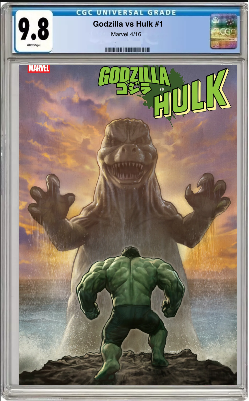 Godzilla vs. Hulk #1 CGC Graded 9.8 - Stonehouse Cover